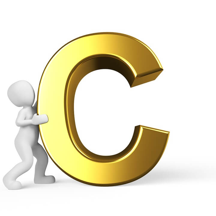 c logo