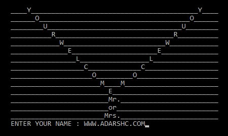 Input User Name Input User Name