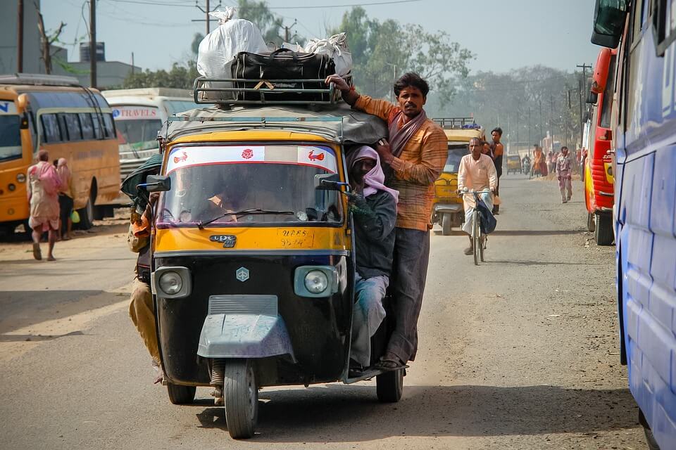 rickshaw van of india